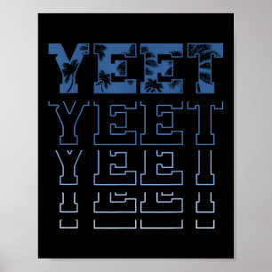 Poster Vintage Yeet Engraçado Dizendo Memória Para Homens