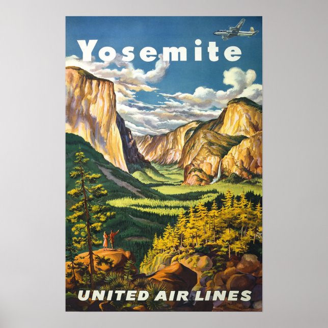 Poster vintage Yosemite (Frente)