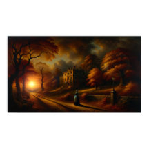 Vintagem de pintura 'Winter is Coming'