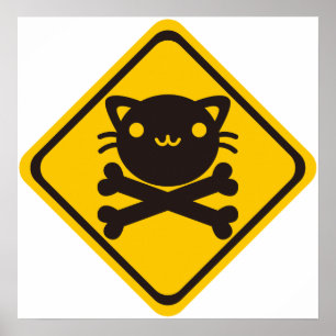 Poster Vinte-e-um (gato)