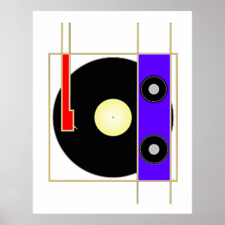 Poster Vinyl Player
