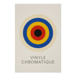 Pôster Vinyle Chromatique - poster