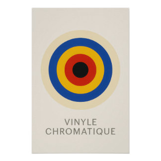Pôster Vinyle Chromatique - poster