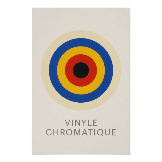 Pôster Vinyle Chromatique - poster (Frente)
