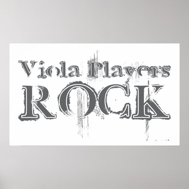 Poster Viola Players Rock (Frente)