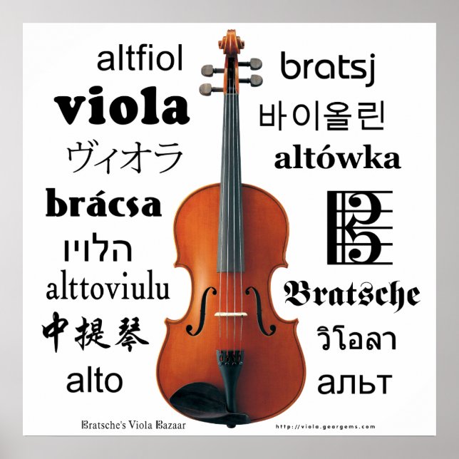 Pôster Viola Translations (Frente)