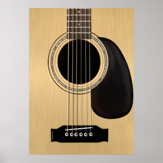 Pôster Violão acústico
