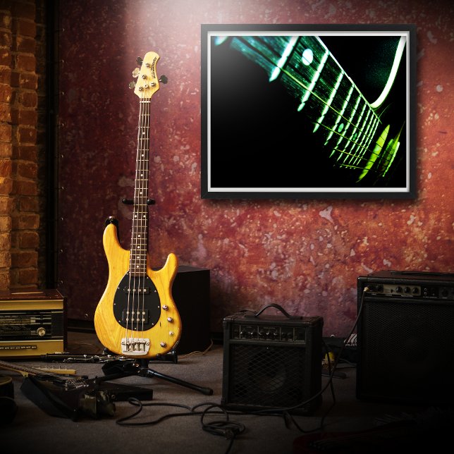 Poster Violão Acústico (Versão Neon) (Criador carregado)