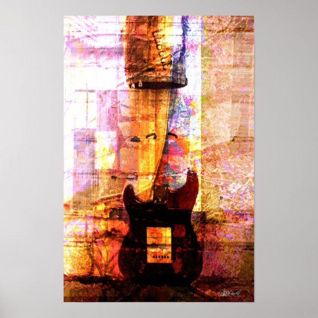 Pôster Violão no meio (Frente)