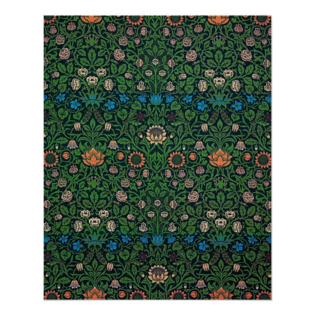 Pôster Violet and Columbine, William Morris (Frente)