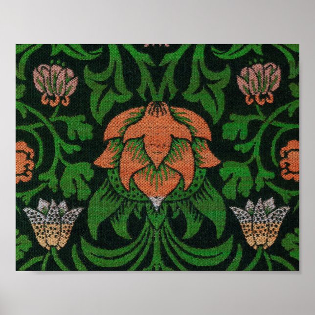 Poster Violet e Columbine, William Morris (Frente)