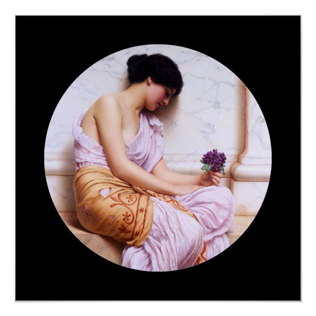 Pôster Violetas, Violetas Doce c1908 (Frente)