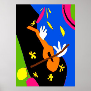 Poster Violin Abstractcello