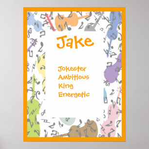 Pôster Violino da música alguma decoração conhecida da