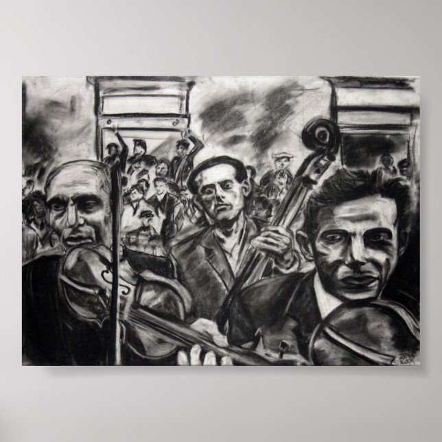 Poster violino de rua (Frente)