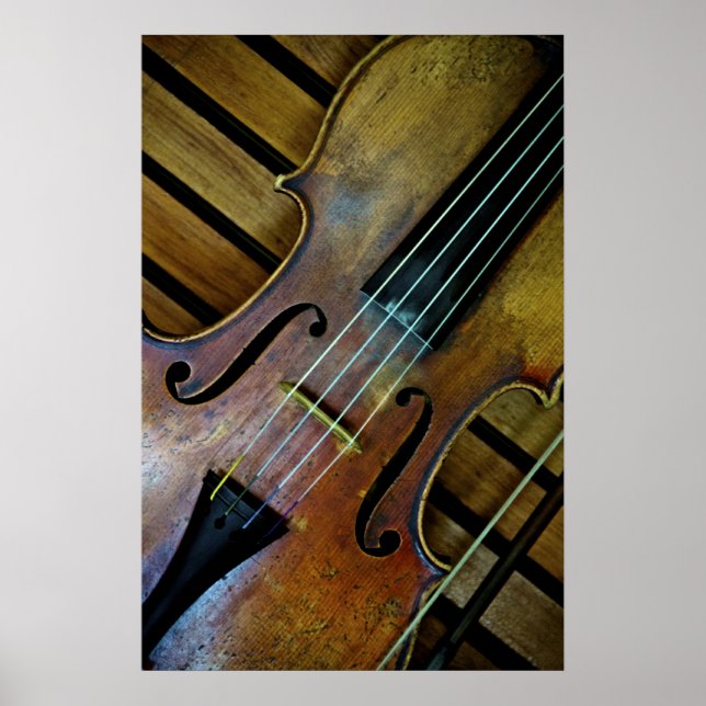 Poster Violino francês (Frente)