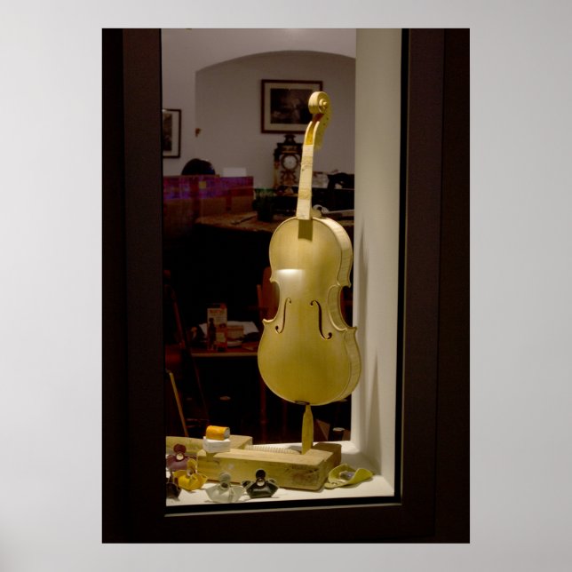 Pôster Violino na janela de Compro (Frente)