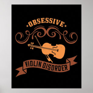 Poster Violino - Perturbação Violenta Obsessiva