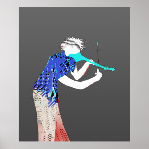 Pôster Violino verde