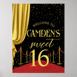 Poster VIP, Tapis Vermelho de Aniversário, Aniversário de