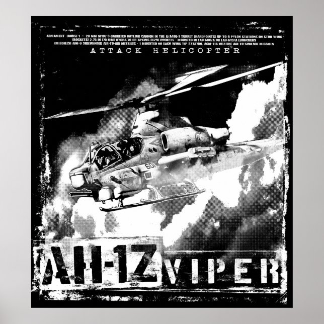 Poster Viper AH-1Z (Frente)