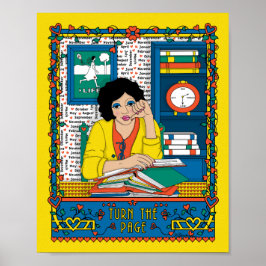 Poster Vire a Página_Cartaz 8x10 A