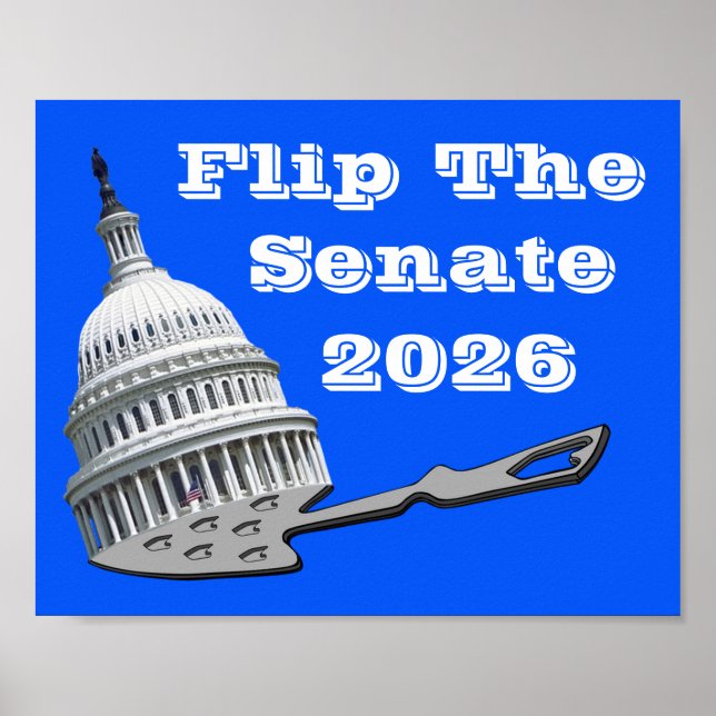 Poster Vire a Votação do Senado Azul 2026 (Frente)