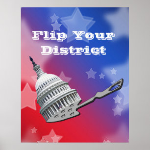Poster Vire o Voto do Seu Distrito 2026