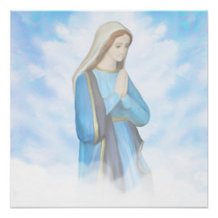 Pôster Virgem Abençoada Maria Poster