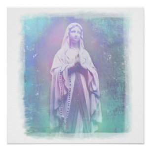 Pôster Virgem Abençoada Maria Poster