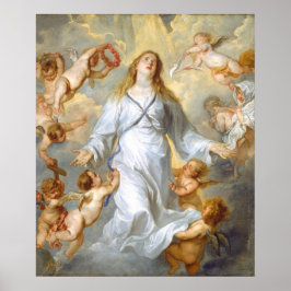 Poster Virgem como intercessor - Anthony van Dyck Fine Ar