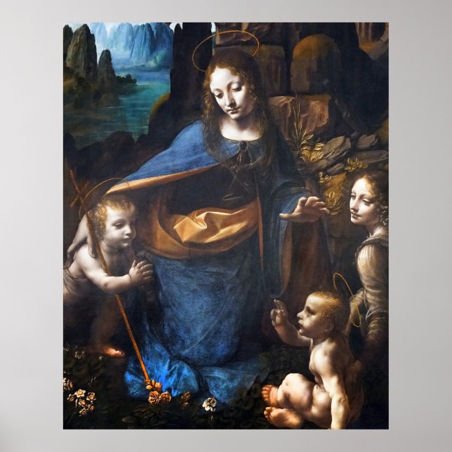 Poster Virgem Das Rochas (Frente)