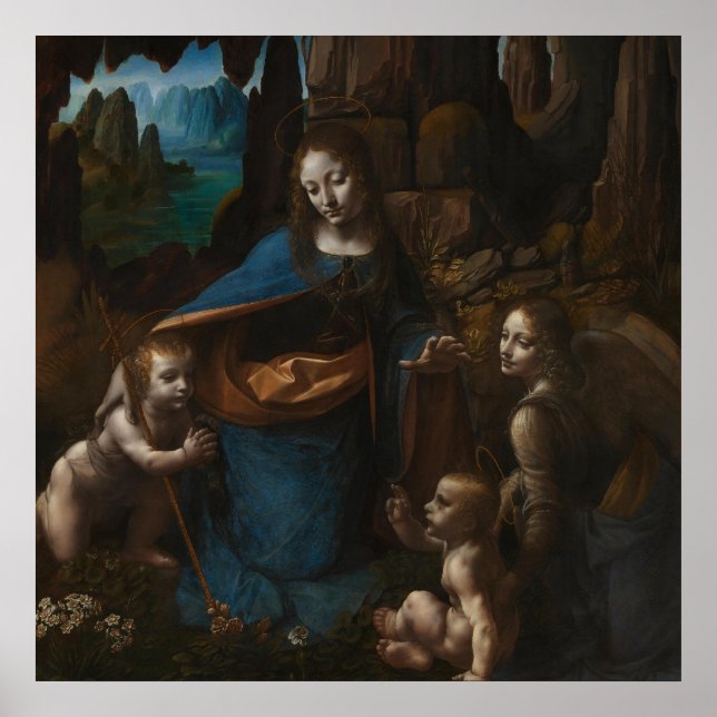 Pôster virgem das rochas (Frente)