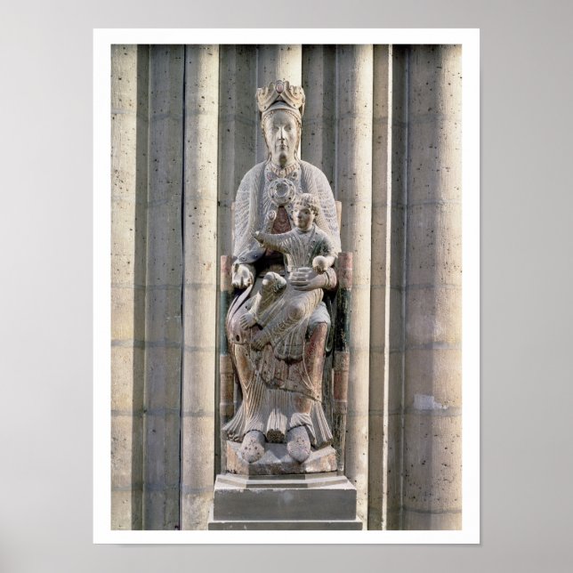 Poster Virgem das Ruas. Martin des Champs, século 12 (sto (Frente)