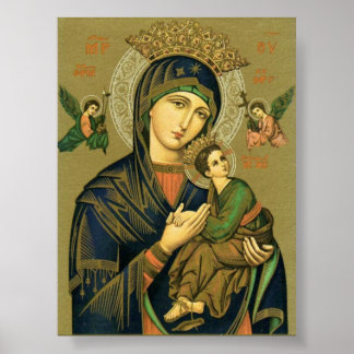 Poster Virgem do Perpétuo Socorro