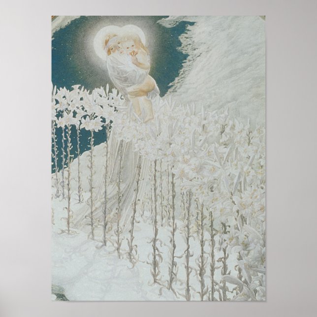 Poster Virgem dos Lírios (Frente)