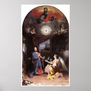 POSTER VIRGEM E ANJO DO AVISO