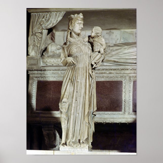 Poster Virgem e Criança (Frente)