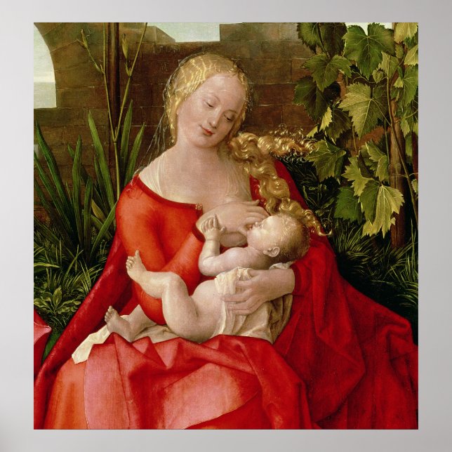 Pôster Virgem e Criança "Madonna com a Íris", 1508 (Frente)