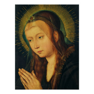 Pôster Virgem Maria em oração