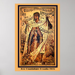 Poster Virgem Maria Nossa Senhora-José Guadalupe Posada 