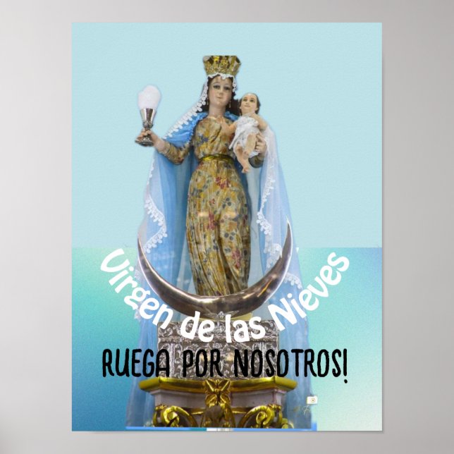 Poster Virgen de las Nieves (Frente)