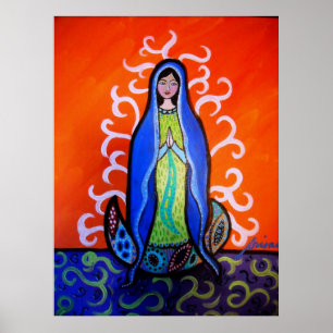 Pôster virgen guadalupe