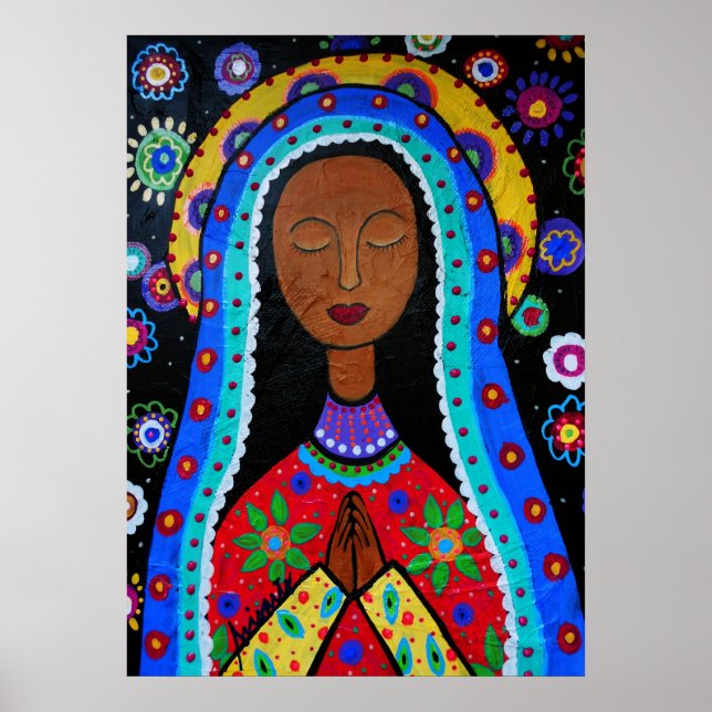 Poster Virgen Guadalupe por Pristine Cartera-Turkus (Frente)