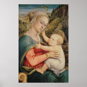 Poster Virgin and Child, c.1465
