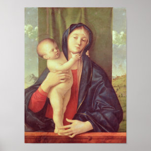 Poster Virgin e criança, c.1487