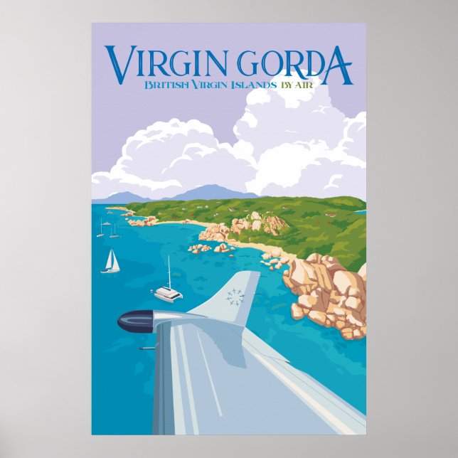 Poster Virgin Gorda (Púrpura) (Frente)