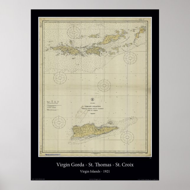 Pôster virgin Islands 1921 (Frente)
