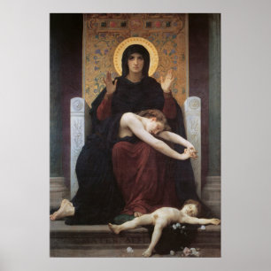 Poster Virgin of Consolation – William Adolphe Bouguereau