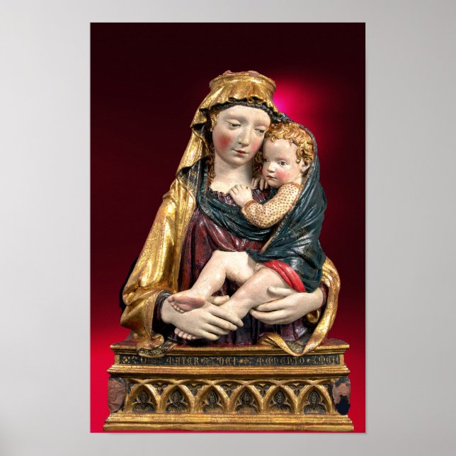 Pôster VIRGIN WITH CHILD ,Red Ruby Christmas (Frente)